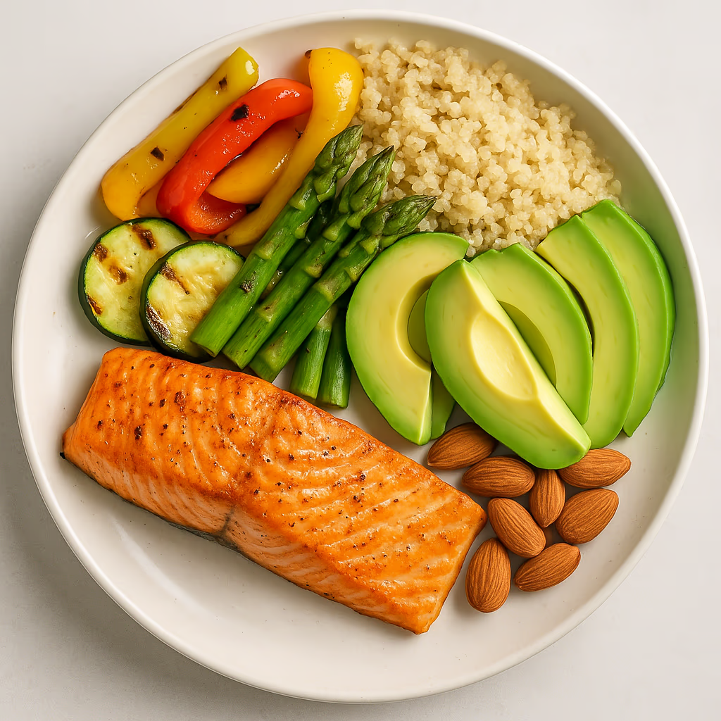 Alimentos ricos em triptofano que favorecem o sono, como peixes, carnes brancas, ovos, leite e castanhas